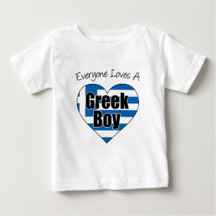 Everyone Loves Greek Boy Baby T-Shirt