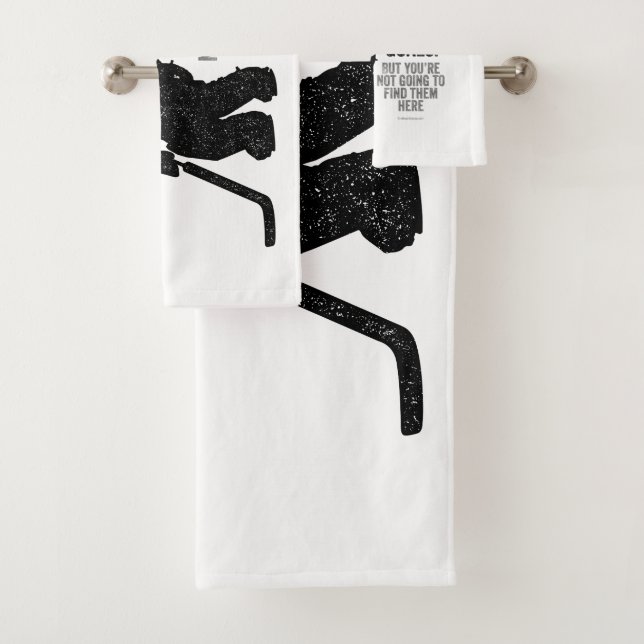 Everyone Needs Goals (hockey) Bath Towel Set (Insitu)