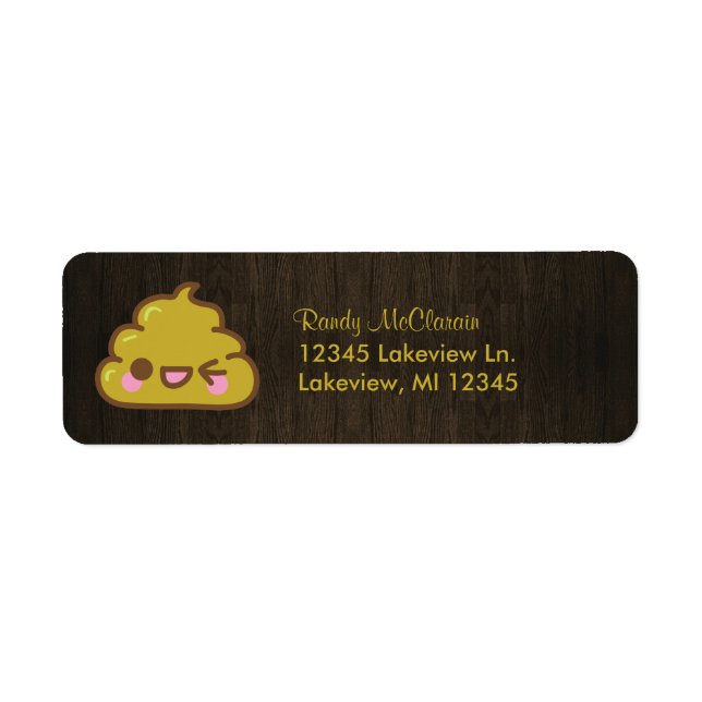 Everyone Poops Return Address Label (Front)