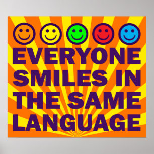 EVERYONE SMILES POSTER
