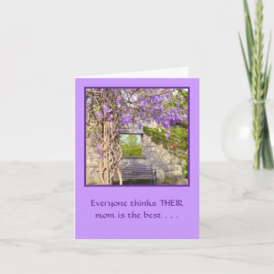 Everyone Thinks Their Mum's The Best( Thank You Card