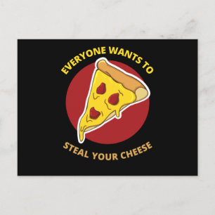 everyone wants to steal your cheese postcard