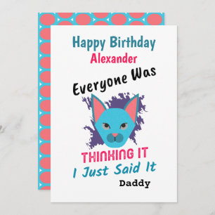 Everyone Was Thinking It Happy Birthday Custom