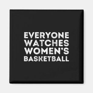 Everyone Watches Women's Sketll Sports Magnet