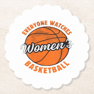 Everyone Watches Women's Sports Classic Paper Coaster