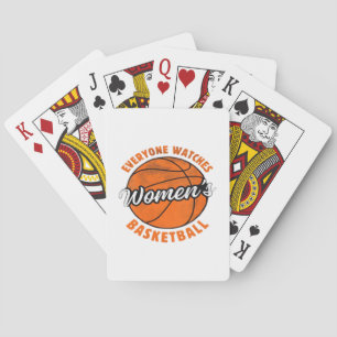 Everyone Watches Women's Sports Classic Playing Cards