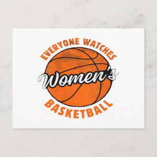 Everyone Watches Women's Sports Classic Postcard