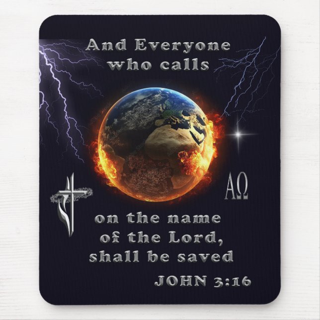 Everyone who calls on the name of the Lord Mouse Pad (Front)