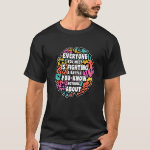 Everyone You Meet Is Fighting a Battle Vintage Men T-Shirt