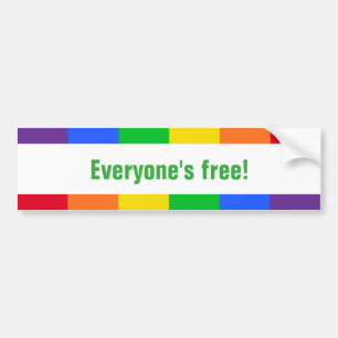 Everyone's free bumper sticker