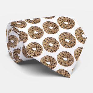 Everything Bagel Bread Baker Foodie Pastry Chef Tie