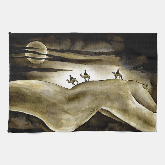 Everything Carries Me To You Tea Towel (Horizontal)