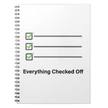 Everything Checked Off Minimalist Productivity