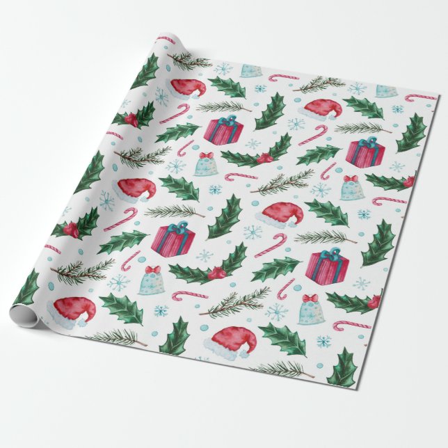 everything christmas wrapping paper (Unrolled)