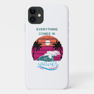 Everything Comes in Waves iPhone 11 Case