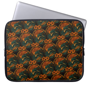 Everything Comes In Waves Retro Laptop Sleeve