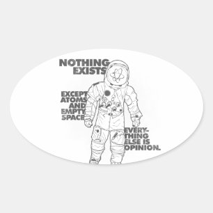 Everything Else is Opinion Oval Sticker