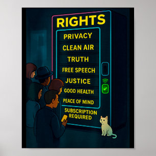 Everything For A Price Funny Satire Gift  Poster