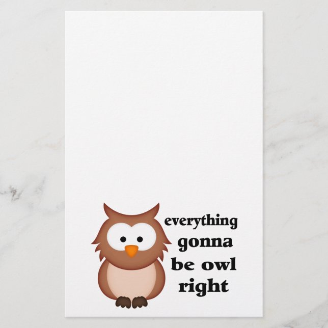 Everything Gonna Be Owl Right (Front)