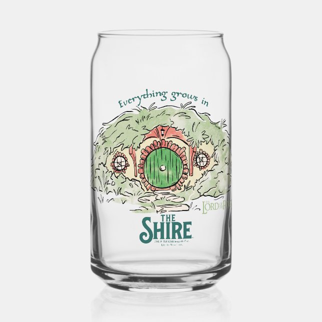 Everything Grows in THE SHIRE™ Can Glass (Front)