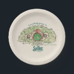 Everything Grows in THE SHIRE™ Paper Plate<br><div class="desc">Bring a little piece of Middle-Earth™ to your everyday with this charming Lord of the Rings™ design inspired by the cozy hills of Hobbiton. Featuring a storybook-style hobbit hole with its iconic round green door tucked into a lush hillside, the artwork is paired with the beloved phrase, “Everything grows in...</div>