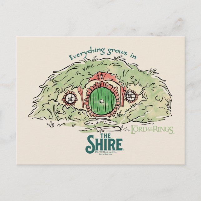 Everything Grows in THE SHIRE™ Postcard (Front)