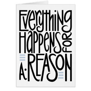 Everything Happens black Card