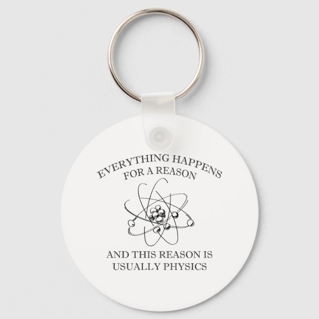 Everything Happens For A Reason Key Ring (Front)