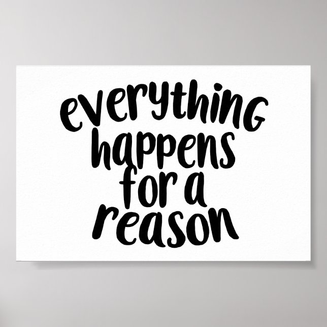 Everything Happens for a Reason Poster (Front)