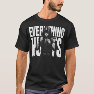 Everything Hurts Anime Workout Funny Weight T-Shirt
