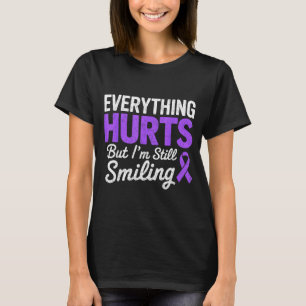 Everything hurts but smiling lupus warrior fighter T-Shirt