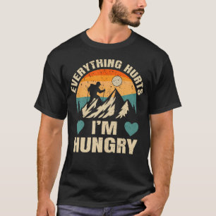 Everything Hurts I'M Hungry Funny Running T-Shirt