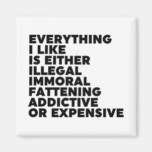 Everything I Like Magnet