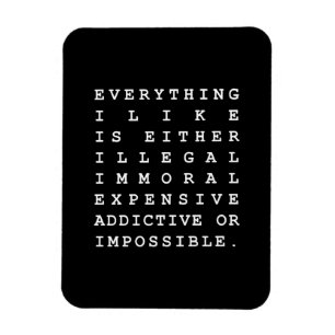 Everything I Like Magnet