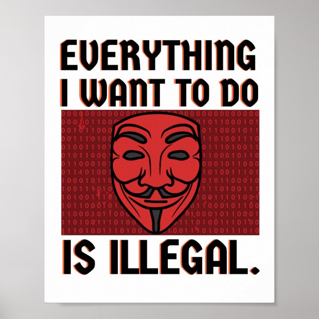 Everything I want to do is illegal Poster (Front)