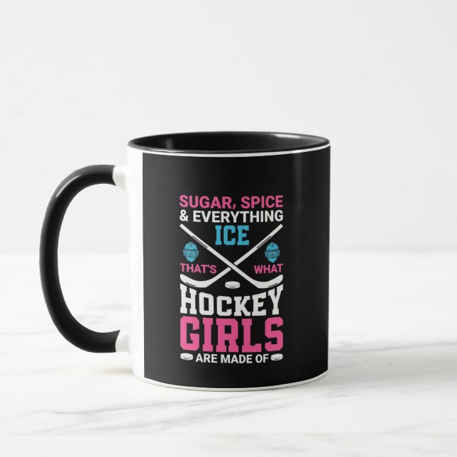 Everything Ice Hockey Girls Mug (Left)