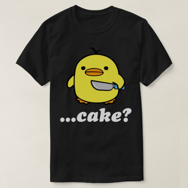 Everything Is A Cake Meme Cute Duck Pullover  (Design Front)
