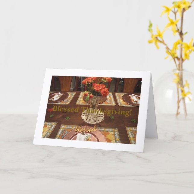 Everything is a Gift from God, Thanksgiving Card (Yellow Flower)