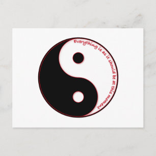 Everything Is As It Should Be at this moment Postcard