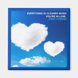 EVERYTHING IS CLEARER WHEN YOU'RE IN LOVE MAGNET