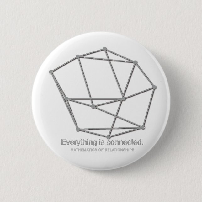 Everything_is_connected 6 Cm Round Badge (Front)