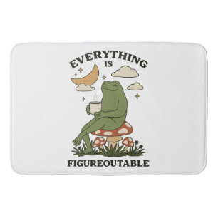 Everything is Figureoutable Bath Mat