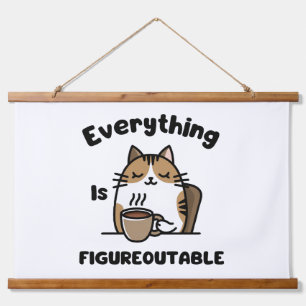 Everything Is Figureoutable Hanging Tapestry