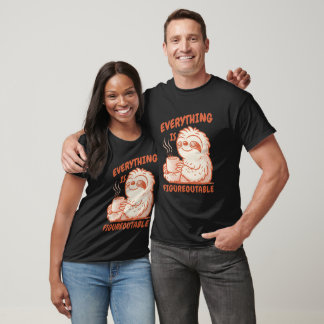 Everything Is Figureoutable - Motivational Sloth T-Shirt
