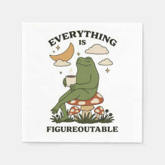Everything is Figureoutable Napkin
