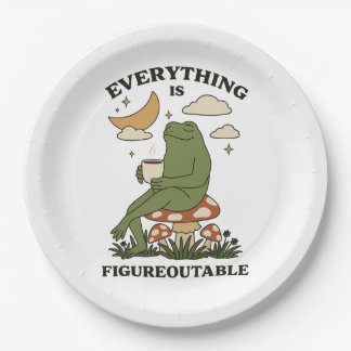 Everything is Figureoutable Paper Plate