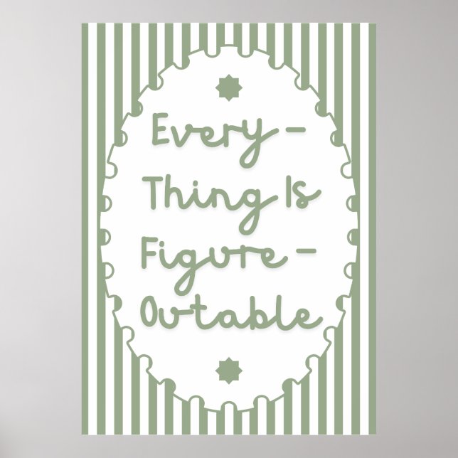 Everything is Figureoutable Poster (Front)
