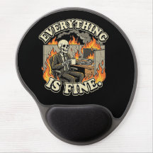 Everything Is Fine | Funny Skeleton Dumpster Fire