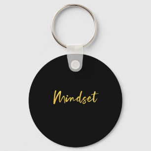 Everything Is Mindset Inspirational Mind Motivatio Key Ring