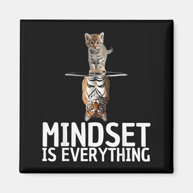 Everything Is Mindset Insrational Mind Motivationa Magnet (Front)